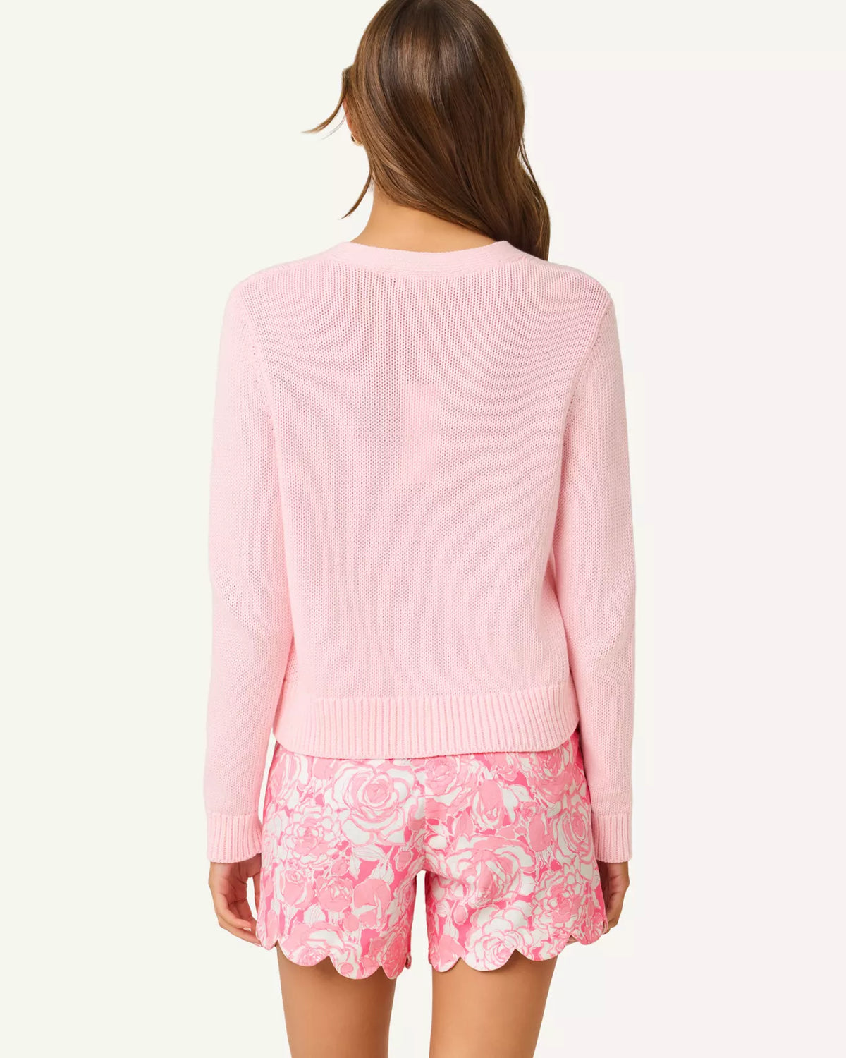 Women’s V-Neck Long Sleeve Button Front Knit Cardigan